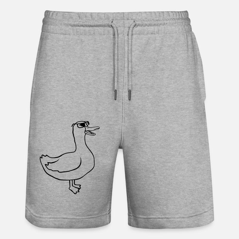 Sonnenbrille Comic Gans Cool - Stanley/Stella Unisex Bio Joggingshorts Trainer - Grau meliert