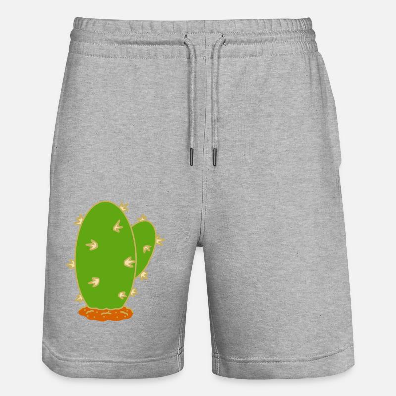 Cactus N°7 - Short de jogging bio TRAINER Stanley/Stella unisexe - gris chiné