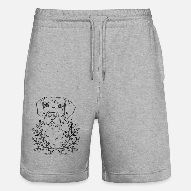 chien - Short de jogging bio TRAINER Stanley/Stella unisexe - gris chiné