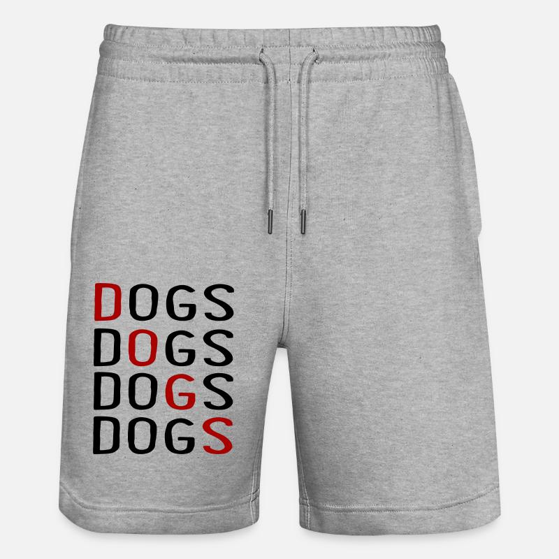 Hunde - Stanley/Stella Unisex Bio Joggingshorts Trainer  - Grau meliert