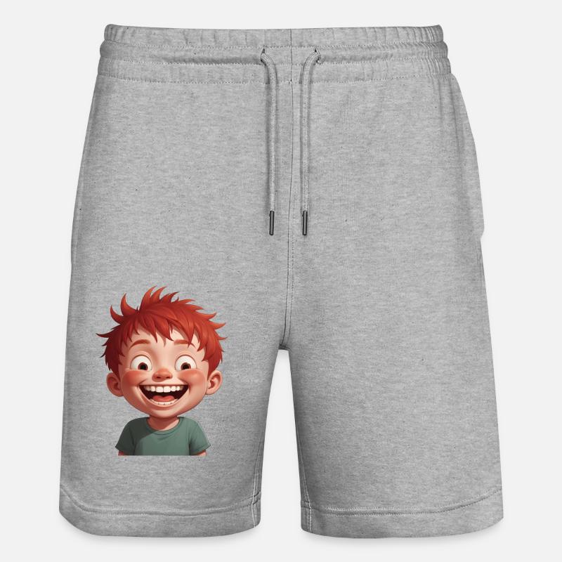 MADFOXX Rousse - Short de jogging bio TRAINER Stanley/Stella unisexe - gris chiné