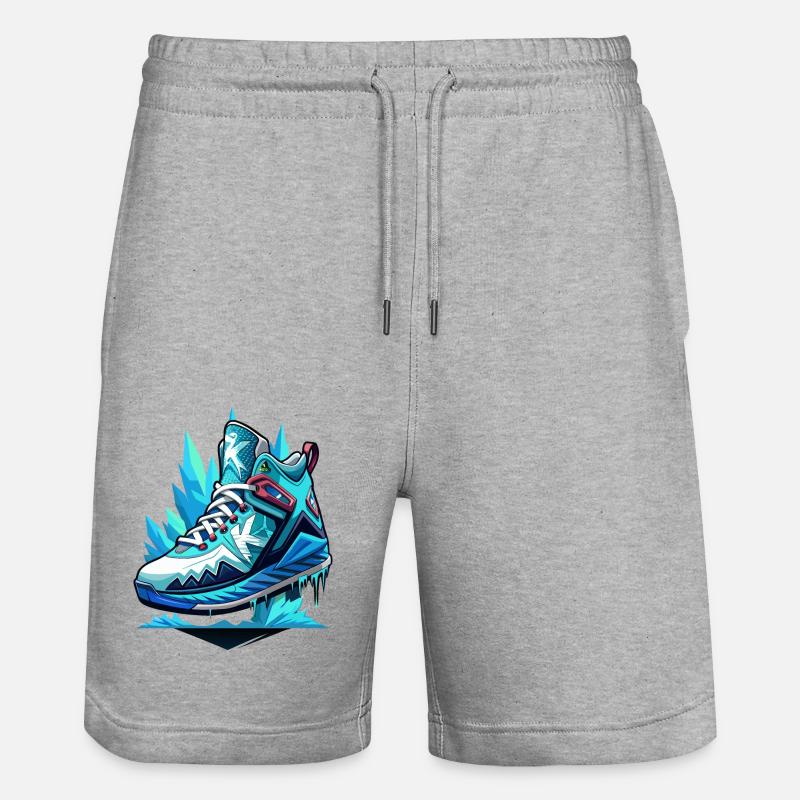 Frozen Tennis - Short de jogging bio TRAINER Stanley/Stella unisexe - gris chiné