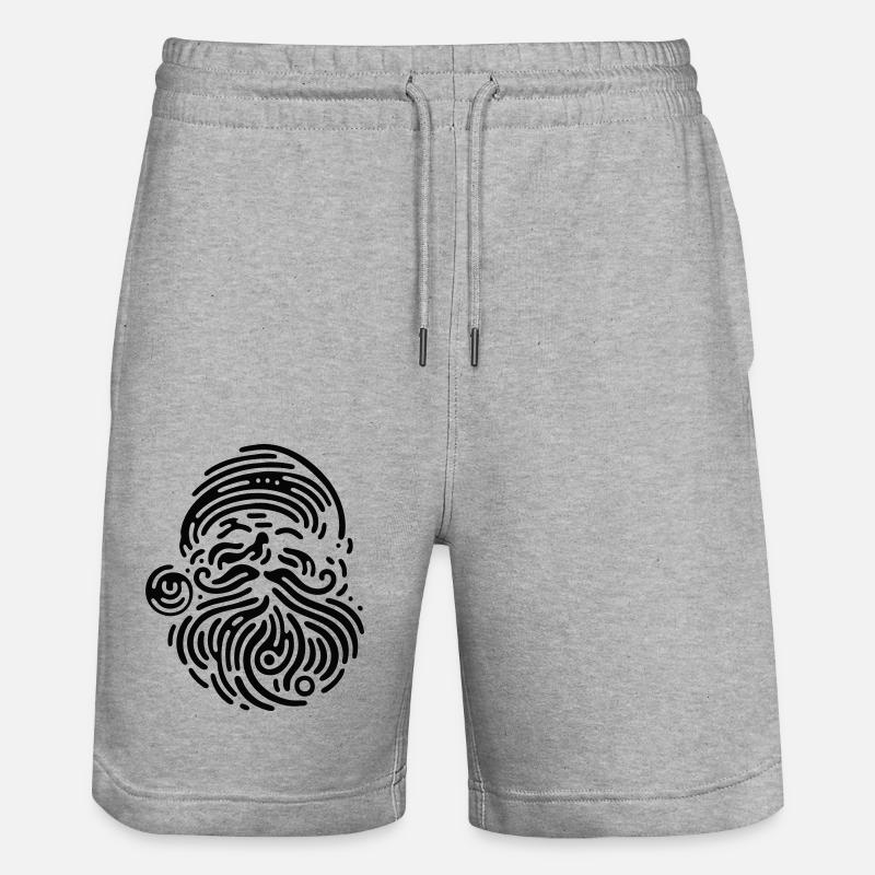 Dongxiang - Short de jogging bio TRAINER Stanley/Stella unisexe - gris chiné