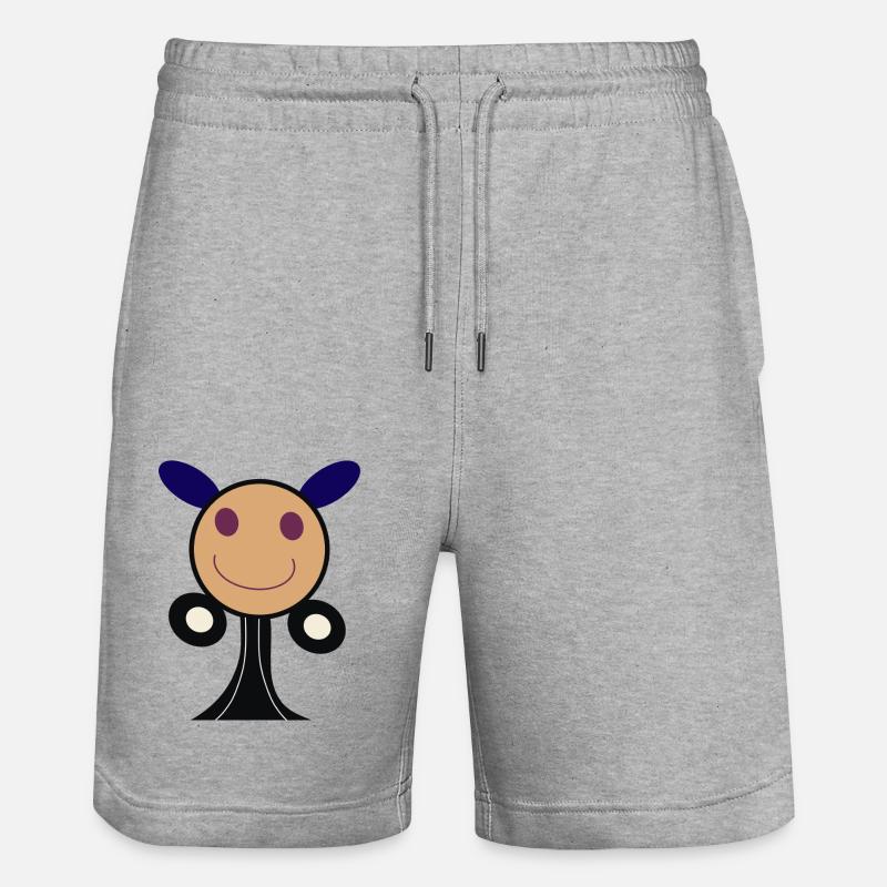 Ronflement - Short de jogging bio TRAINER Stanley/Stella unisexe - gris chiné