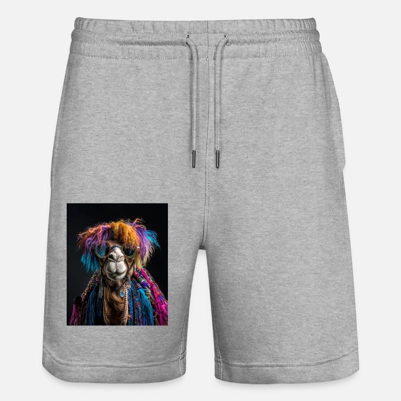 BOB - Punk - Short de jogging bio TRAINER Stanley/Stella unisexe - gris chiné