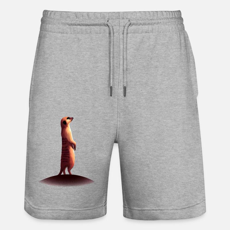 Suricate - Short de jogging bio TRAINER Stanley/Stella unisexe - gris chiné