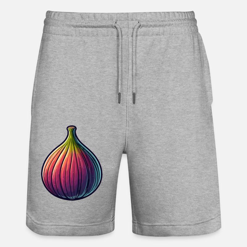Figue - Short de jogging bio TRAINER Stanley/Stella unisexe - gris chiné