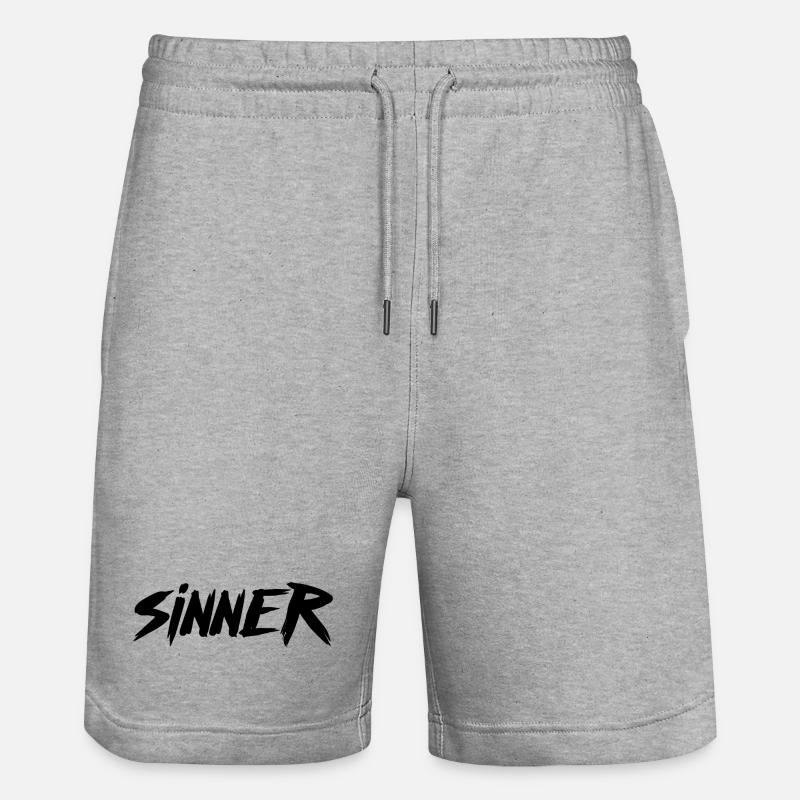 Graphique Sinner - Short de jogging bio TRAINER Stanley/Stella unisexe - gris chiné