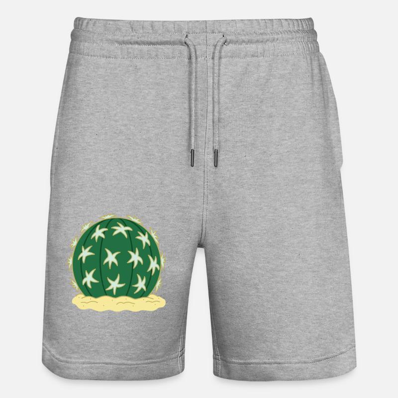 Cactus N°2 - Short de jogging bio TRAINER Stanley/Stella unisexe - gris chiné