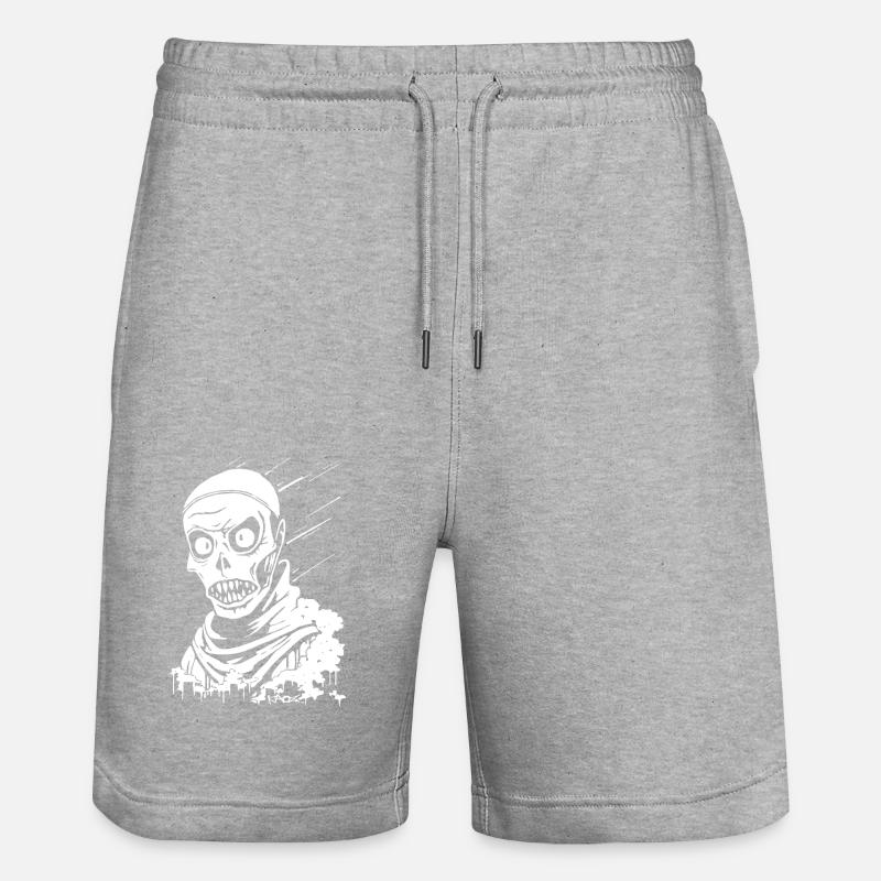 Créature de la nuit : Vampire - Short de jogging bio TRAINER Stanley/Stella unisexe - gris chiné