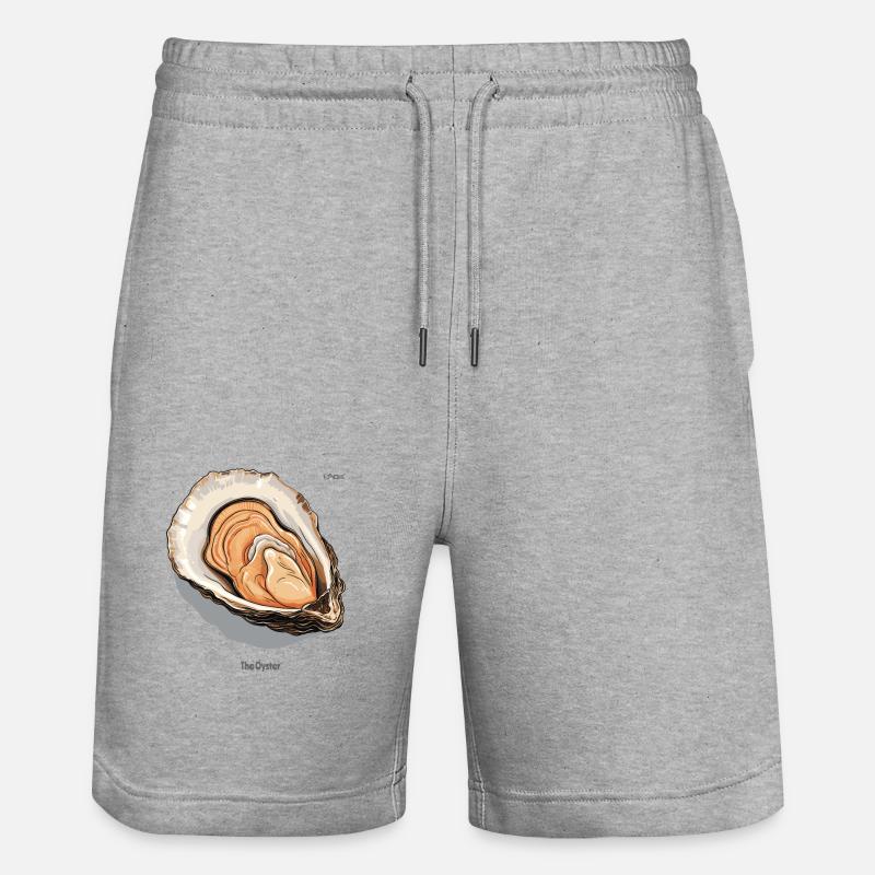 Die Auster - Stanley/Stella Unisex Bio Joggingshorts Trainer  - Grau meliert