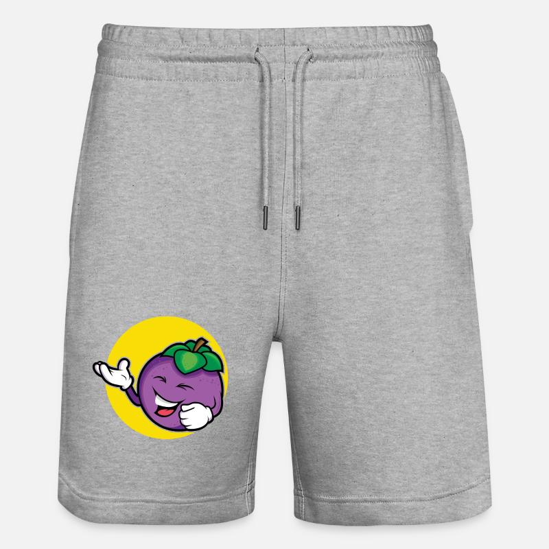 Conception de prune - Short de jogging bio TRAINER Stanley/Stella unisexe - gris chiné