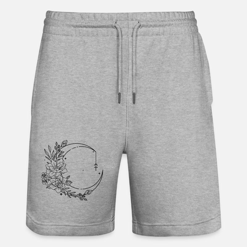 Astrologie du Sagittaire - Short de jogging bio TRAINER Stanley/Stella unisexe - gris chiné