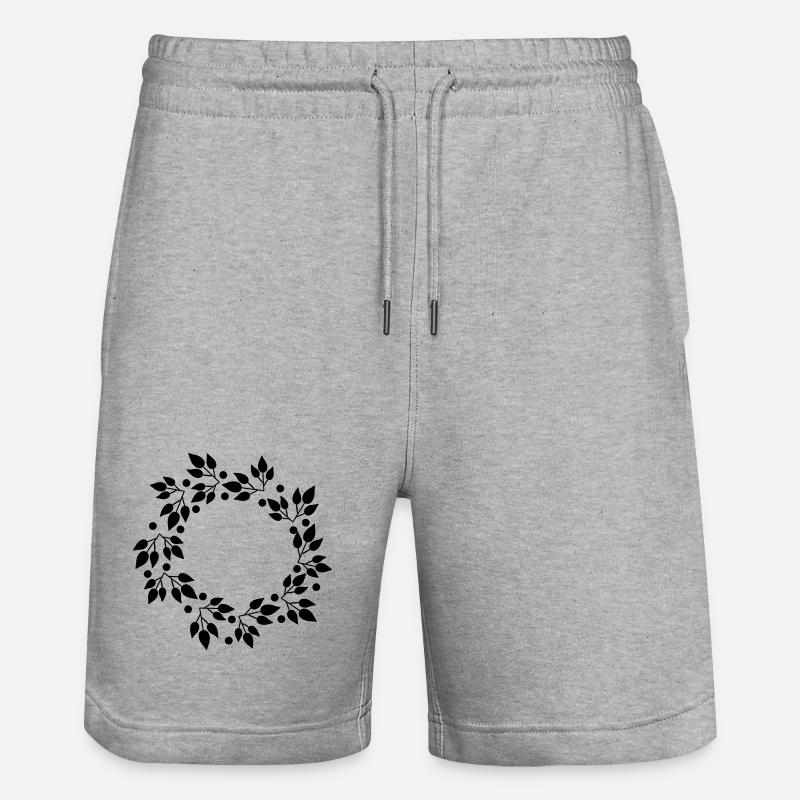 Couronne - Short de jogging bio TRAINER Stanley/Stella unisexe - gris chiné