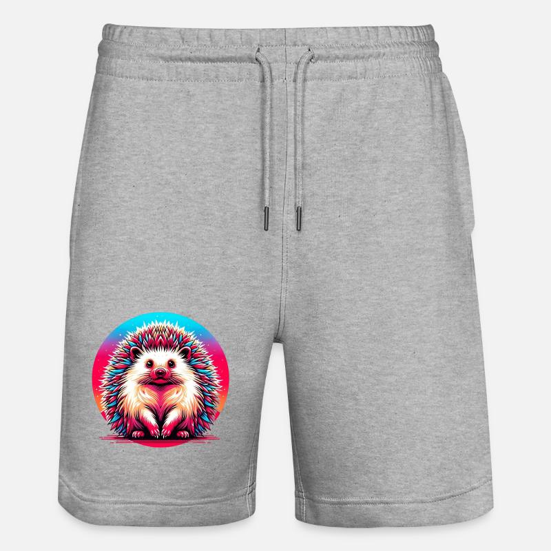 Hérisson - Short de jogging bio TRAINER Stanley/Stella unisexe - gris chiné