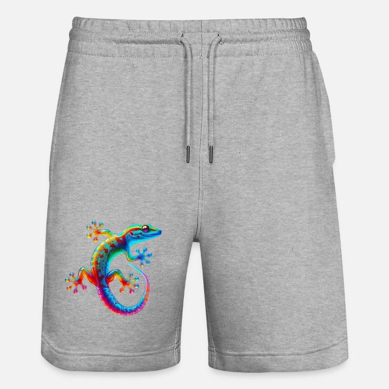 Gecko - Short de jogging bio TRAINER Stanley/Stella unisexe - gris chiné