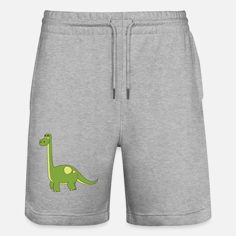 dino - Short de jogging bio TRAINER Stanley/Stella unisexe - gris chiné