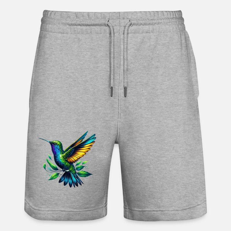 Colibri - Short de jogging bio TRAINER Stanley/Stella unisexe - gris chiné