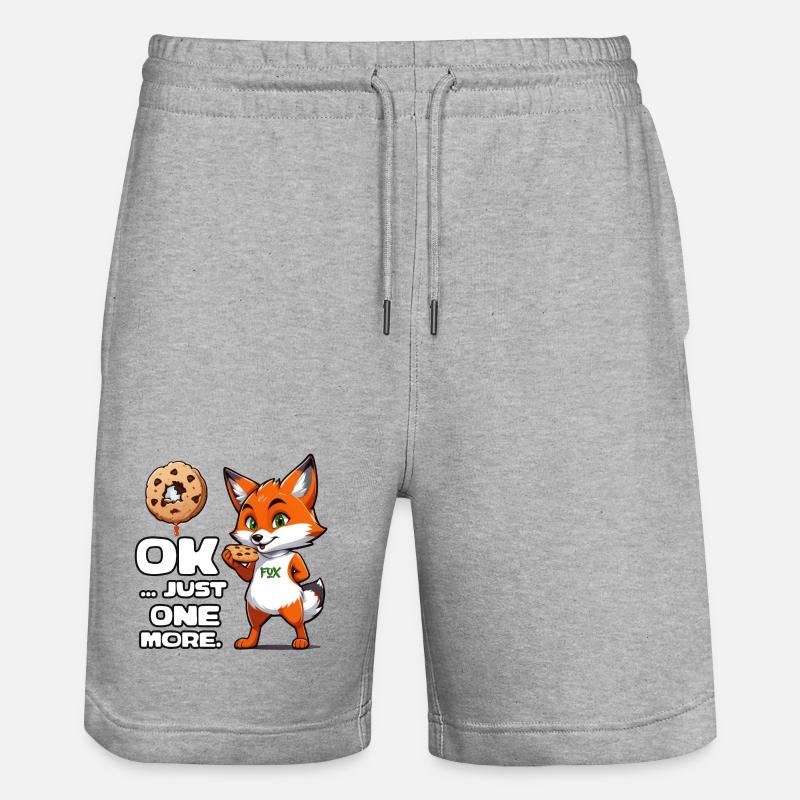 Citation de Foxy Cookie - Short de jogging bio TRAINER Stanley/Stella unisexe - gris chiné