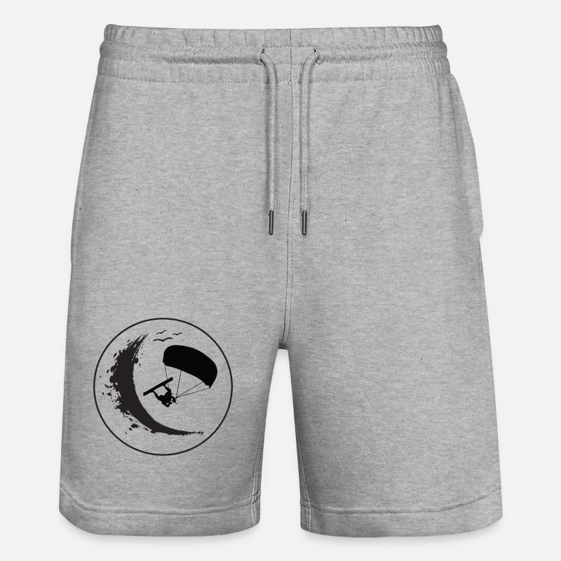 Wave Rider Eclipse - Stanley/Stella Unisex Bio Joggingshorts Trainer  - Grau meliert
