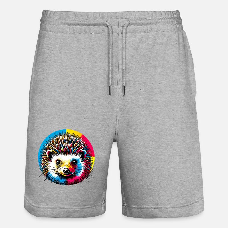 Hérisson - Short de jogging bio TRAINER Stanley/Stella unisexe - gris chiné