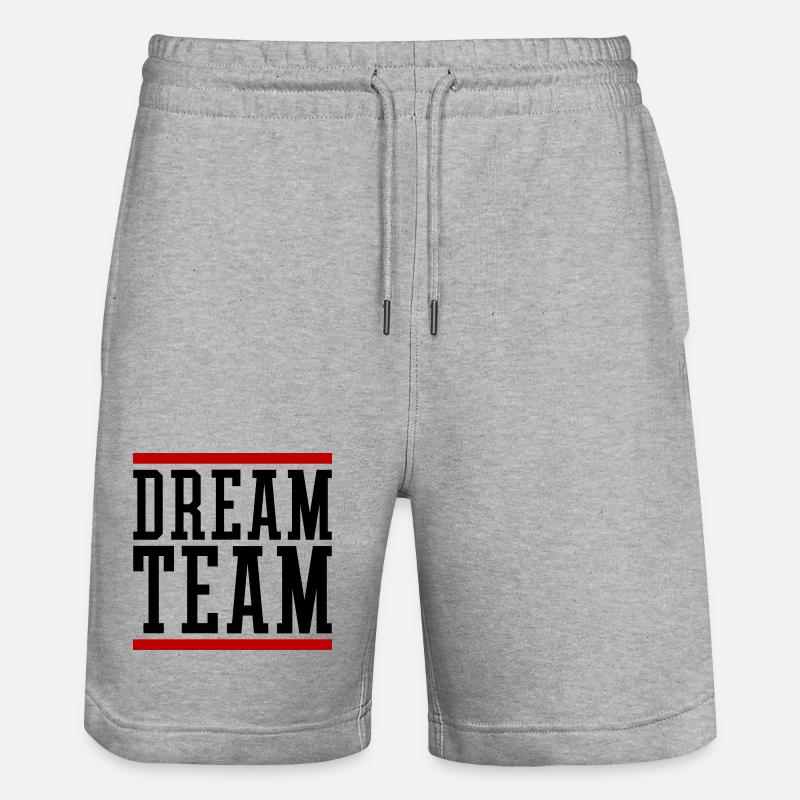 Équipe de rêve - Short de jogging bio TRAINER Stanley/Stella unisexe - gris chiné