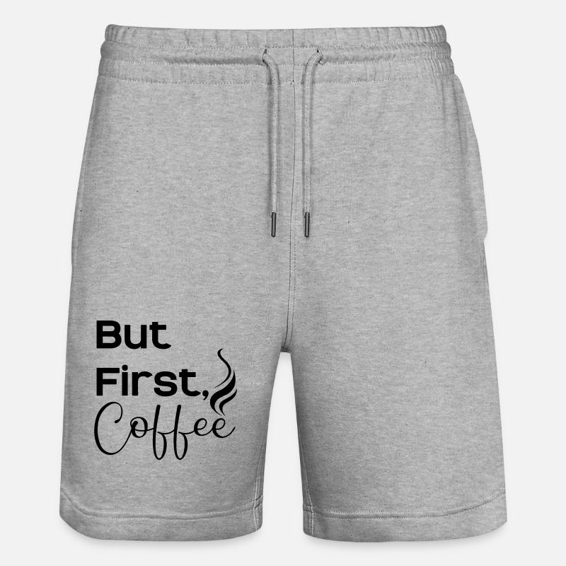 Mais d’abord caffee - Short de jogging bio TRAINER Stanley/Stella unisexe - gris chiné