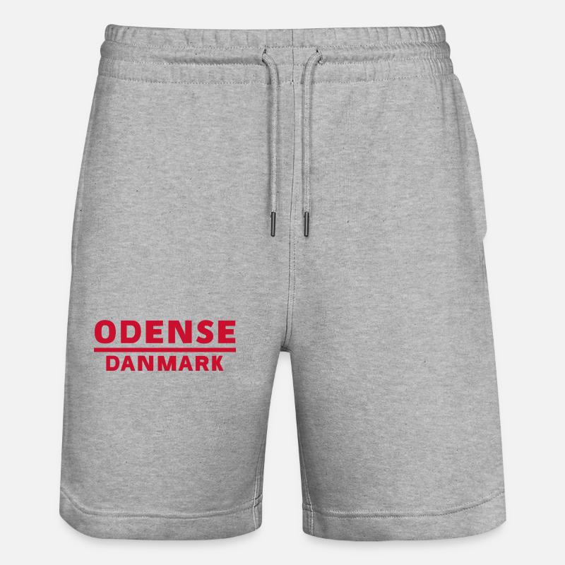 Odense, Danemark - Short de jogging bio TRAINER Stanley/Stella unisexe - gris chiné