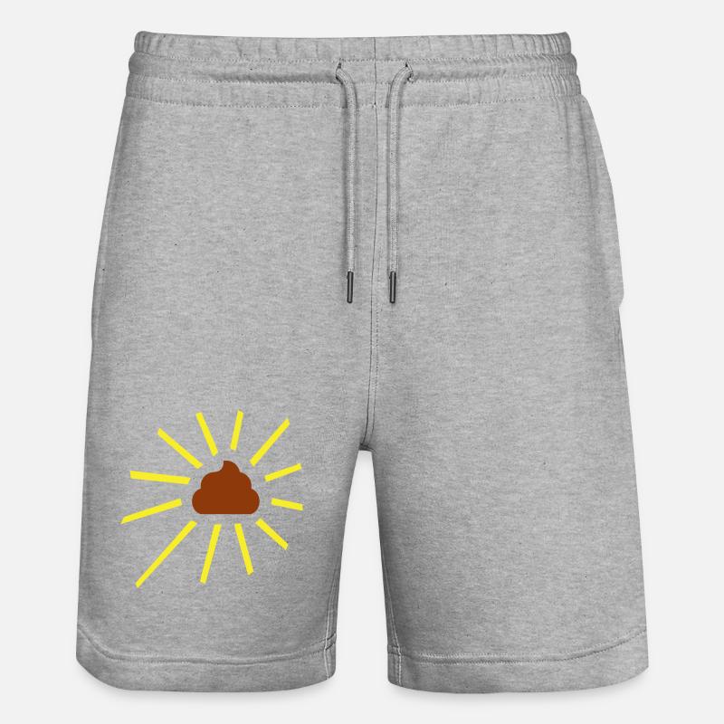 On dirait que du caca - Short de jogging bio TRAINER Stanley/Stella unisexe - gris chiné