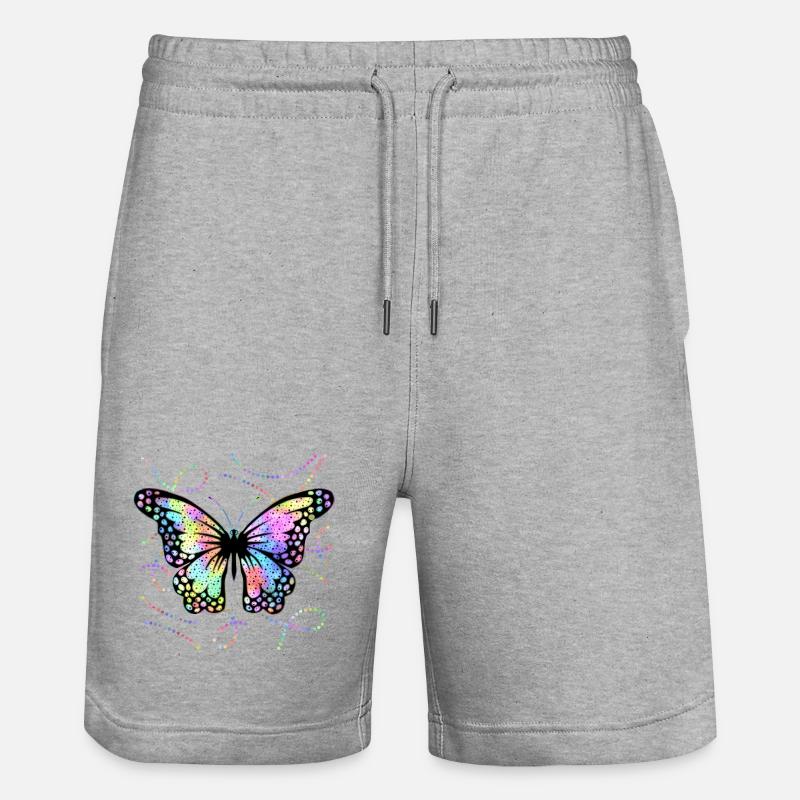 papillon - Short de jogging bio TRAINER Stanley/Stella unisexe - gris chiné