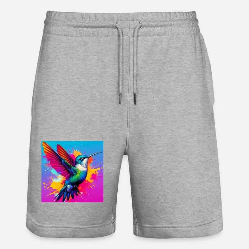 colibri - Short de jogging bio TRAINER Stanley/Stella unisexe - gris chiné