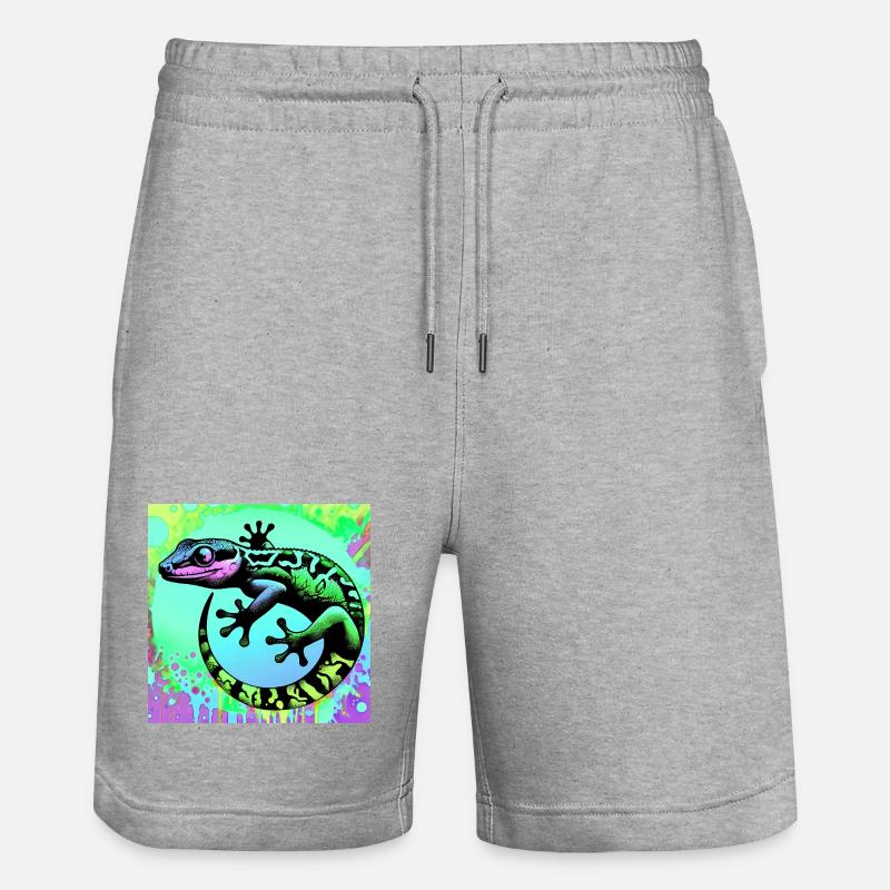 Gecko - Short de jogging bio TRAINER Stanley/Stella unisexe - gris chiné