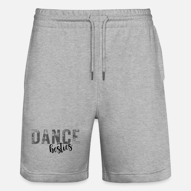 DANSE meilleures amies - Short de jogging bio TRAINER Stanley/Stella unisexe - gris chiné