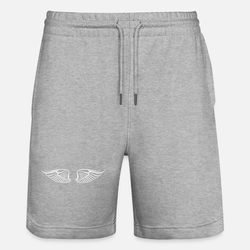 Les ailes - Short de jogging bio TRAINER Stanley/Stella unisexe - gris chiné