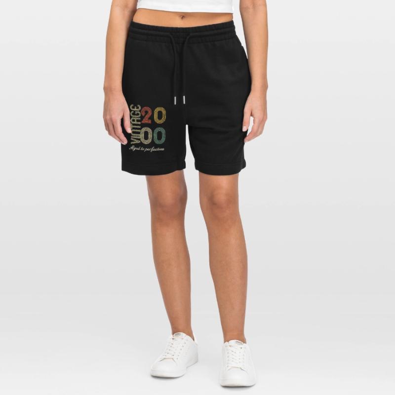 Geburtstagsgeschenk 24 Jahre - 2000 Stanley/Stella Unisex Bio Joggingshorts Trainer 