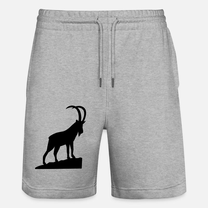 Capricorne - Short de jogging bio TRAINER Stanley/Stella unisexe - gris chiné