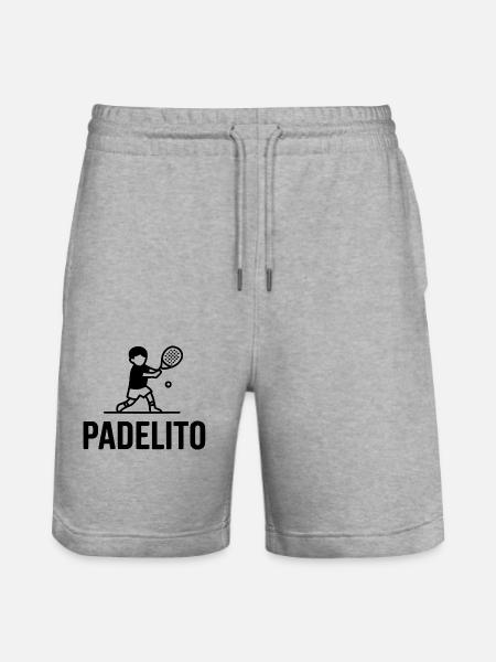 Padelito 2 - Stanley/Stella Unisex Bio Joggingshorts Trainer  - Grau meliert