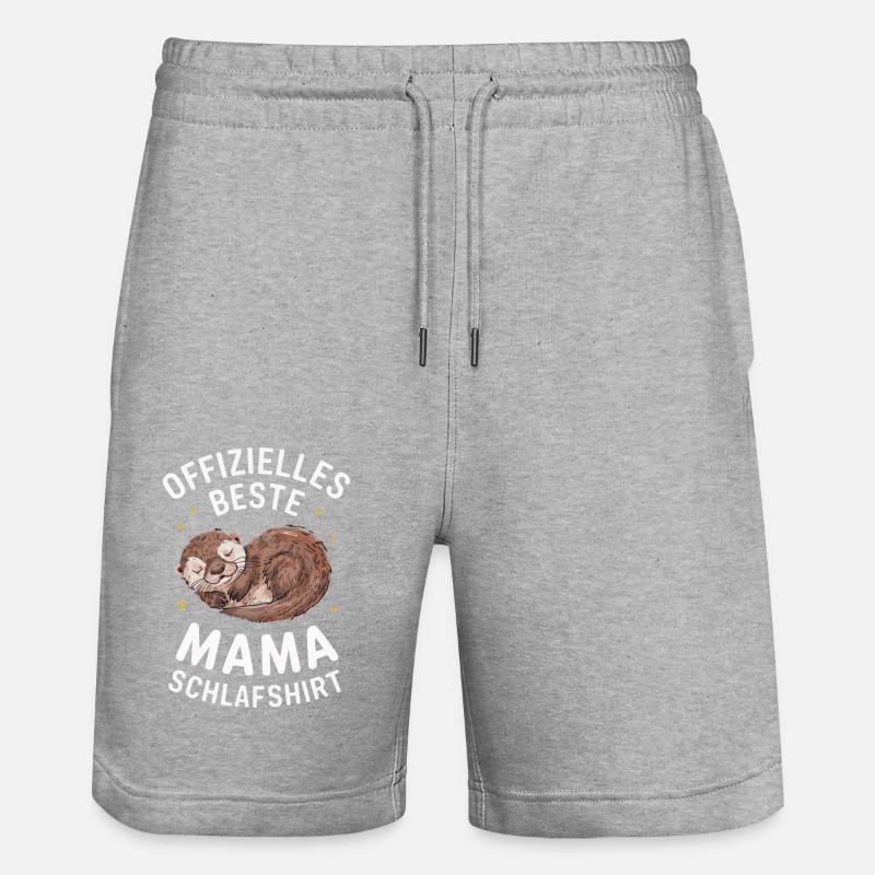 Loutre Loutre de mer - Short de jogging bio TRAINER Stanley/Stella unisexe - gris chiné