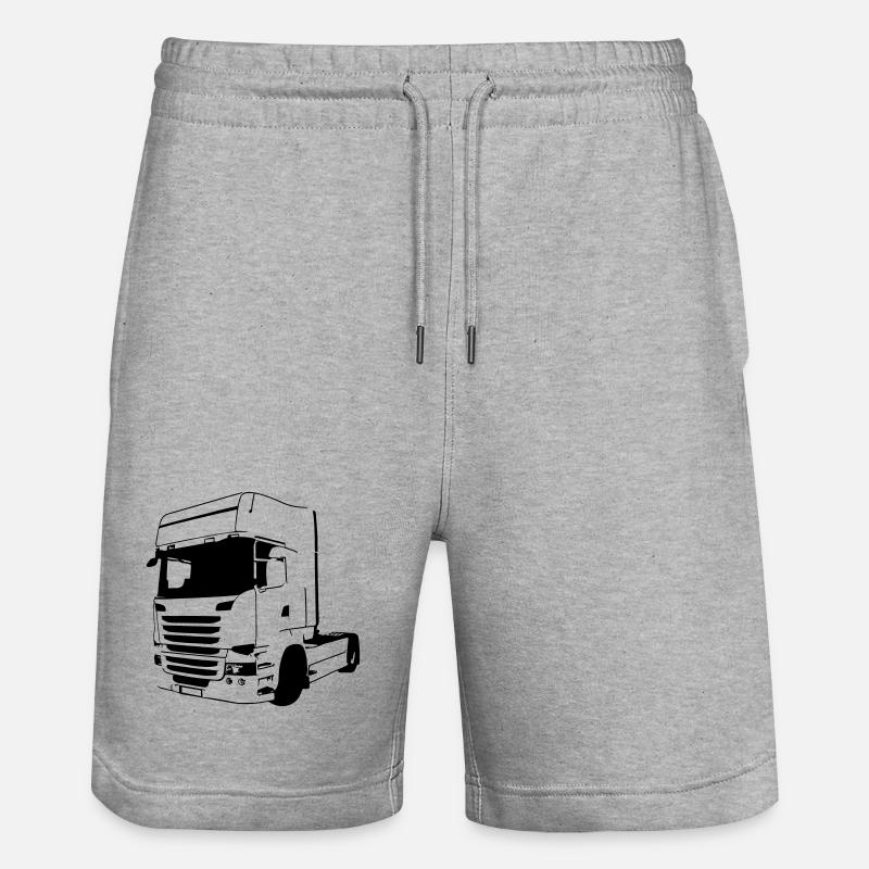  Vabis V8 - Short de jogging bio TRAINER Stanley/Stella unisexe - gris chiné