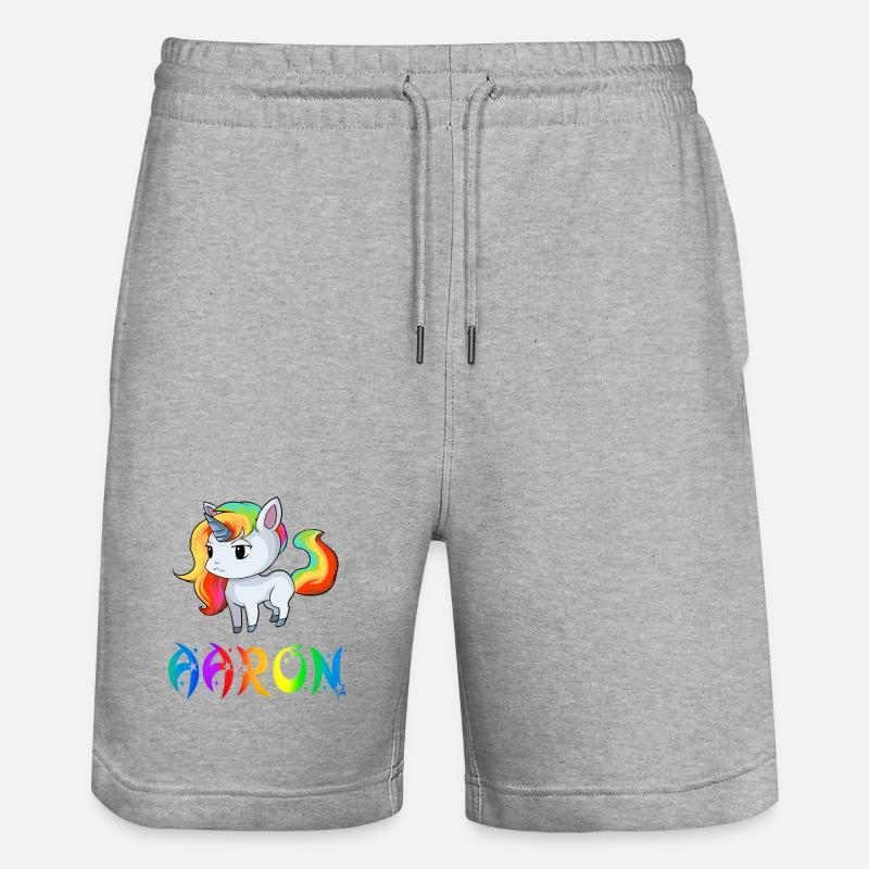 Aaron Einhorn - Short de jogging bio TRAINER Stanley/Stella unisexe - gris chiné