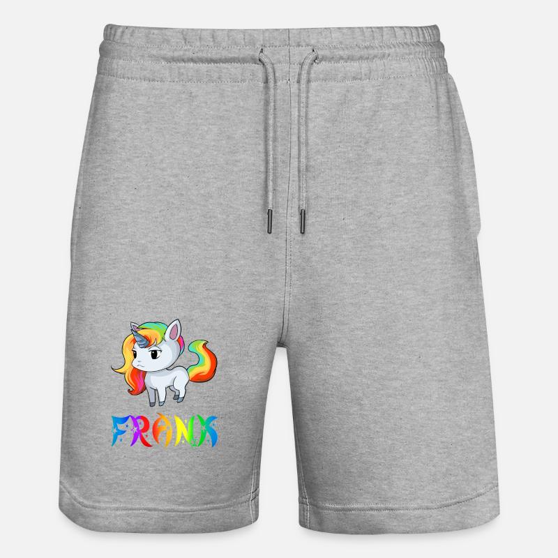 Frank Einhorn - Short de jogging bio TRAINER Stanley/Stella unisexe - gris chiné