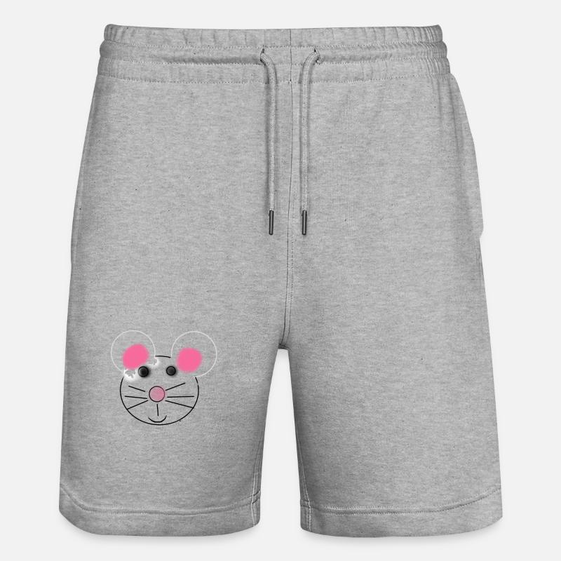 souris - Short de jogging bio TRAINER Stanley/Stella unisexe - gris chiné