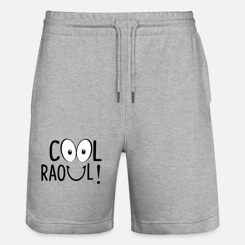 COOL RAOUL ! - Short de jogging bio TRAINER Stanley/Stella unisexe - gris chiné