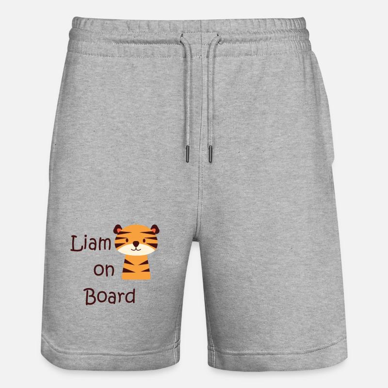 Liam on board - Short de jogging bio TRAINER Stanley/Stella unisexe - gris chiné