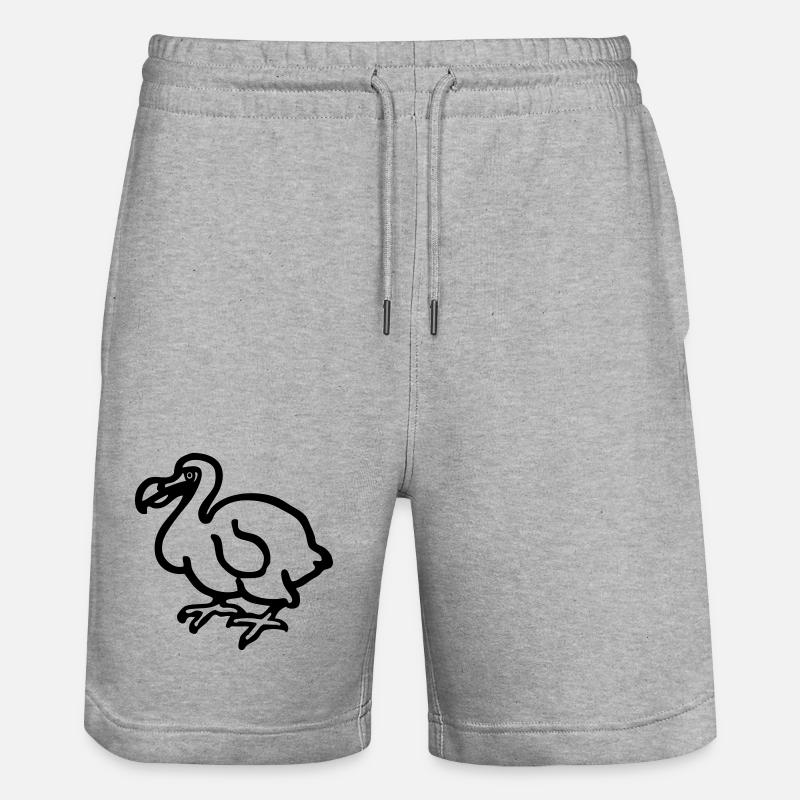 Dodo - Short de jogging bio TRAINER Stanley/Stella unisexe - gris chiné