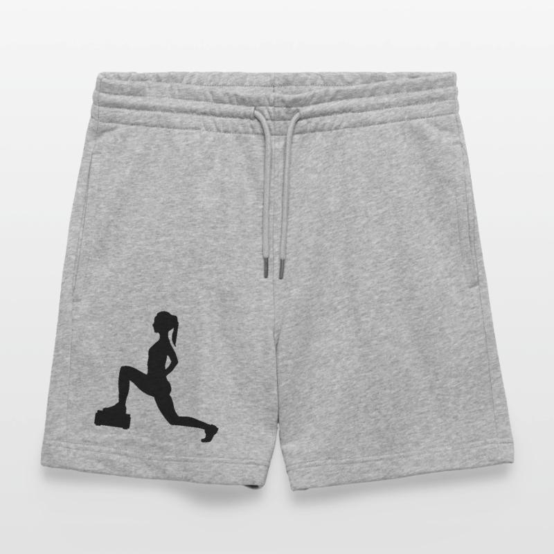 Mädchen oder Dame, die Schritte oder Aerobic macht Stanley/Stella Unisex Bio Joggingshorts Trainer 