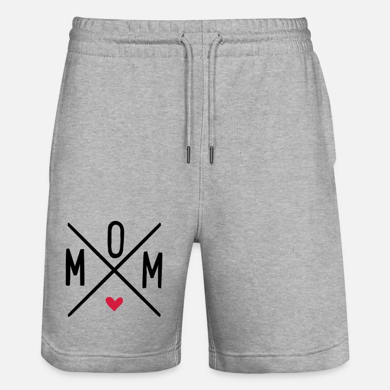 maman - Short de jogging bio TRAINER Stanley/Stella unisexe - gris chiné