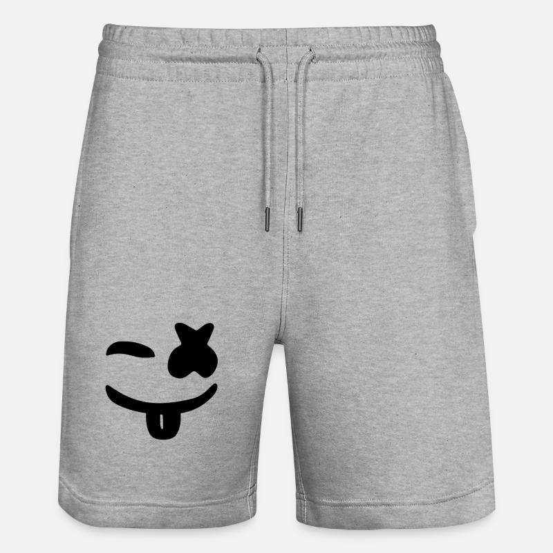 Marshmello - Short de jogging bio TRAINER Stanley/Stella unisexe - gris chiné