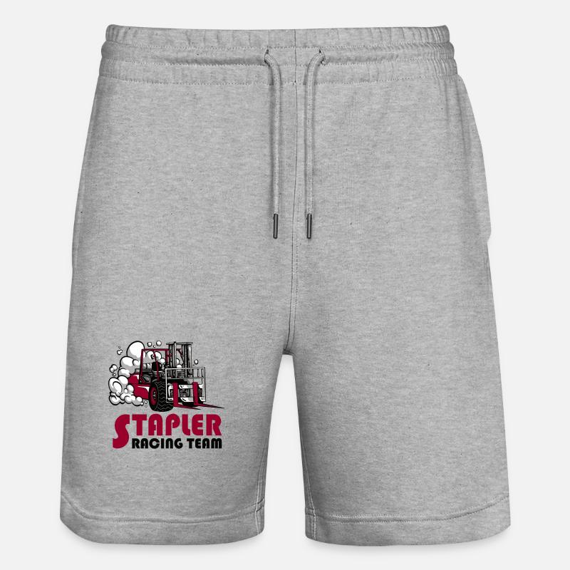 Stapler Racing Team - Short de jogging bio TRAINER Stanley/Stella unisexe - gris chiné