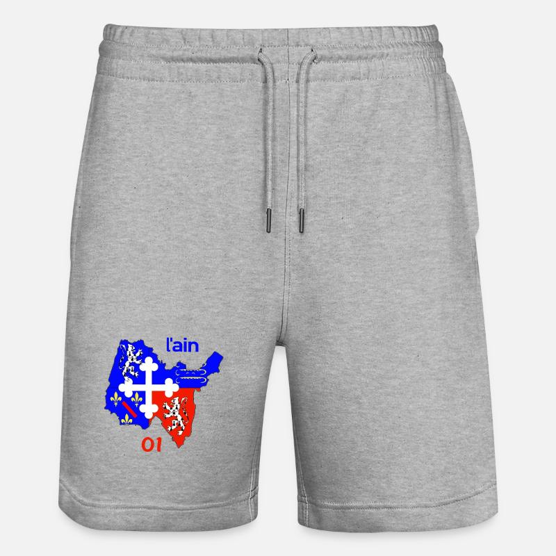 Ain - Short de jogging bio TRAINER Stanley/Stella unisexe - gris chiné